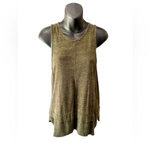 Madewell Olive Green Sleeveless Women's Top Medium